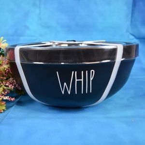 Rae Dunn Back "WHIP TOSS STIR" Mixing bowl set